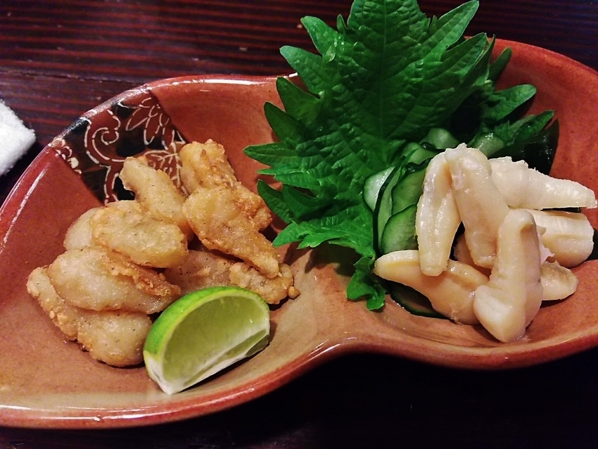あこや真珠の貝柱焼き♪