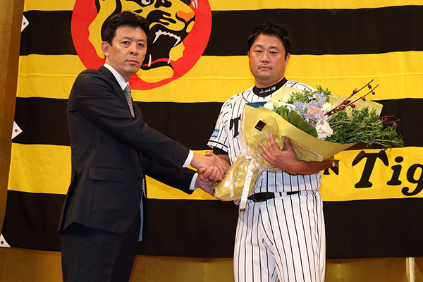 安藤投手の引退試合!