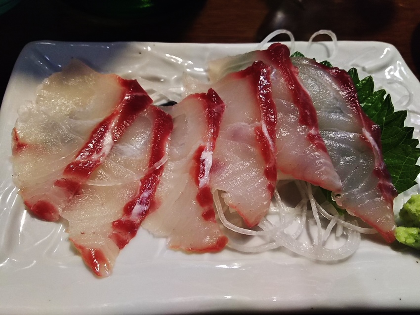 こしょう鯛のうす造り！