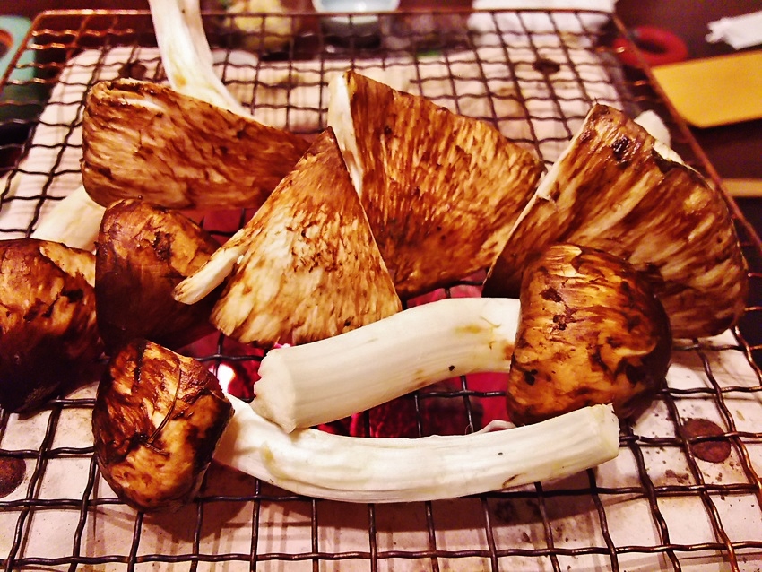 焼き松茸！