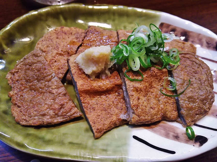 じゃこ天でカボス焼酎！