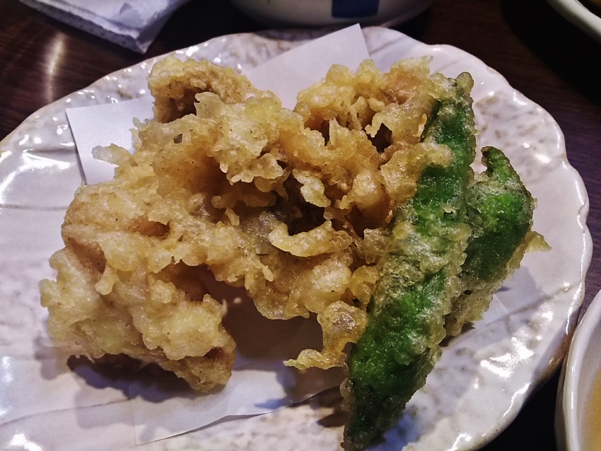 穴子の天ぷら！