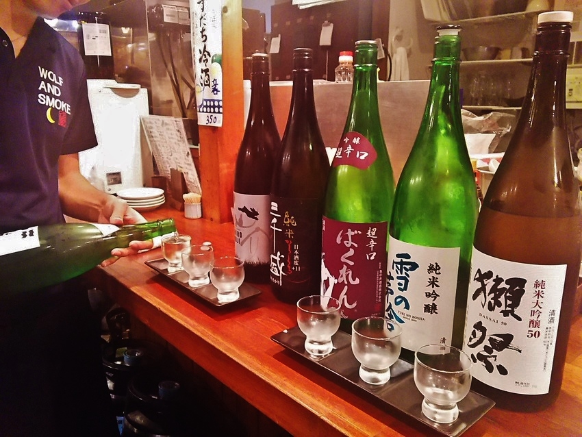 甘口と辛口の酒！