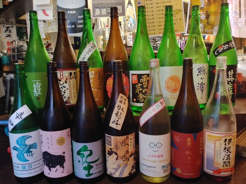 角打ちの日は「日本酒の会」