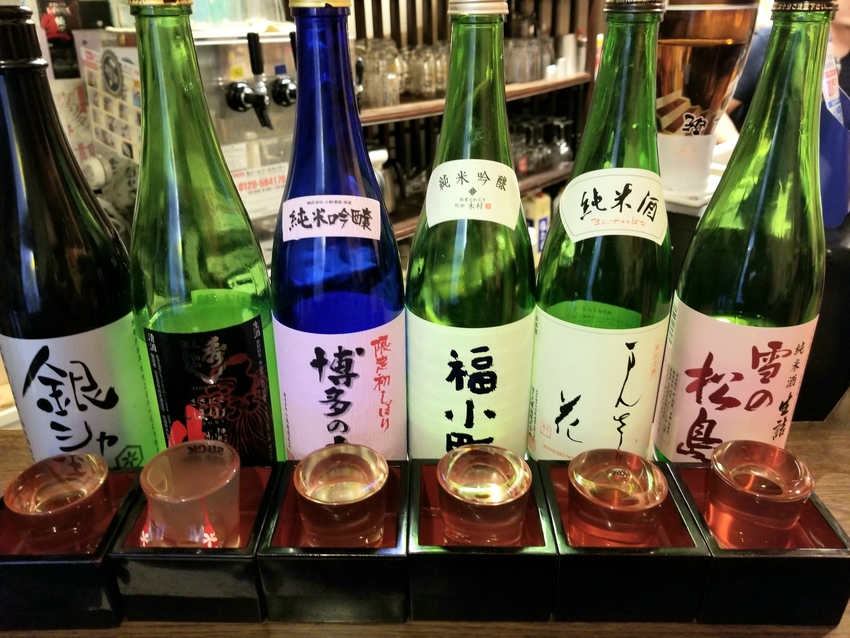 日本酒6種類の呑み比べ！