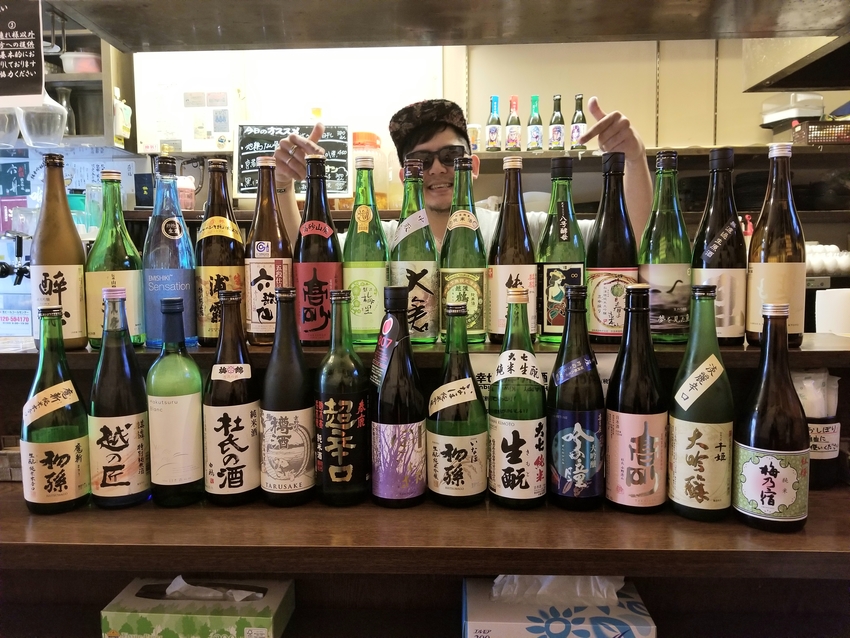28銘柄の日本酒を飲み放題！
