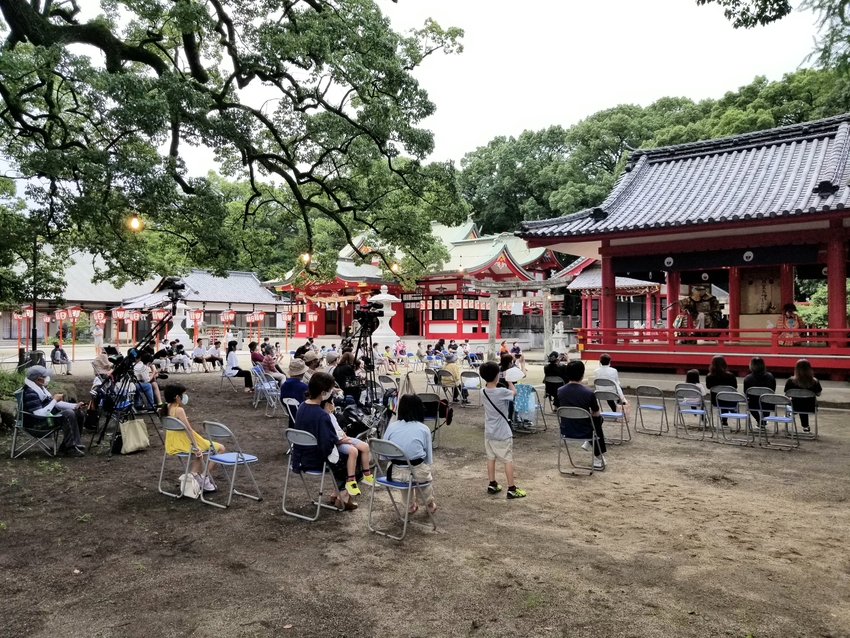 由布市の庄内神楽が！