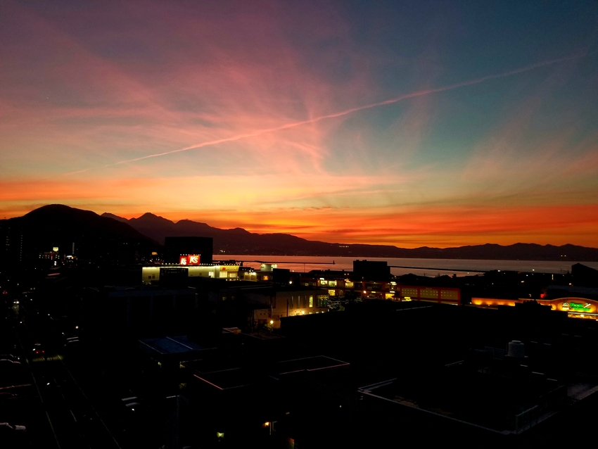 大分は久しぶりの晴天！