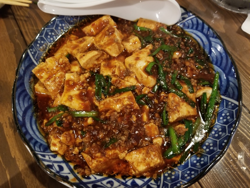 四川麻婆豆腐で焼酎を‼️...