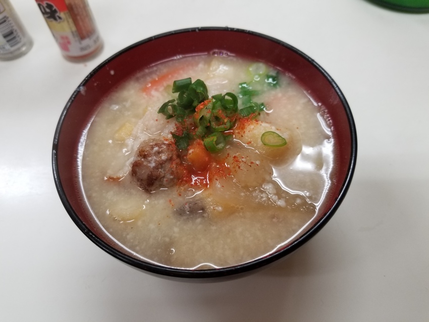 原酒店の粕汁です‼️