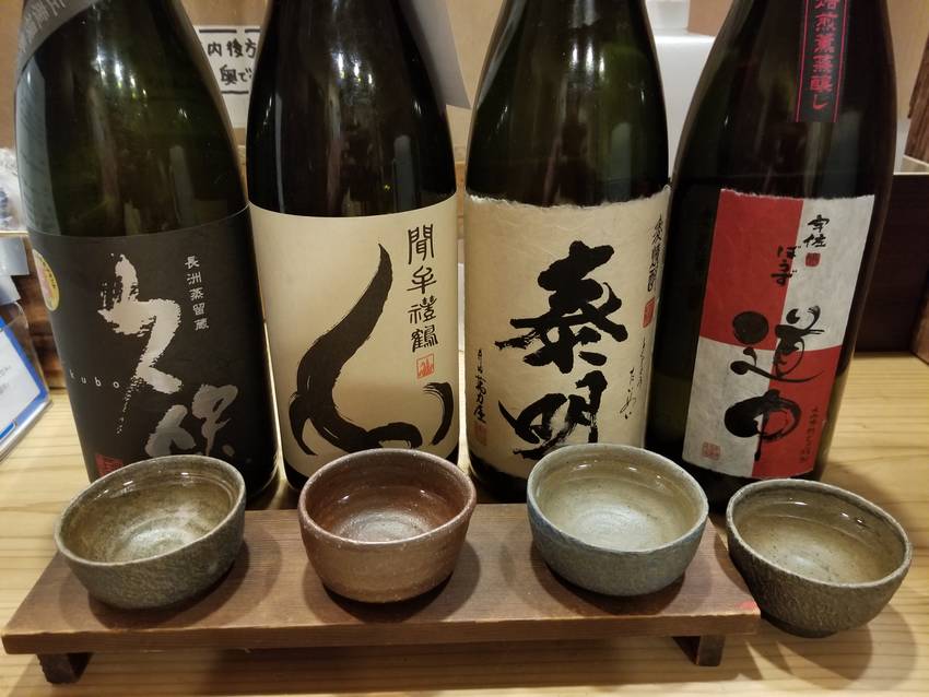 大分本格麦焼酎4蔵飲み比べ‼️