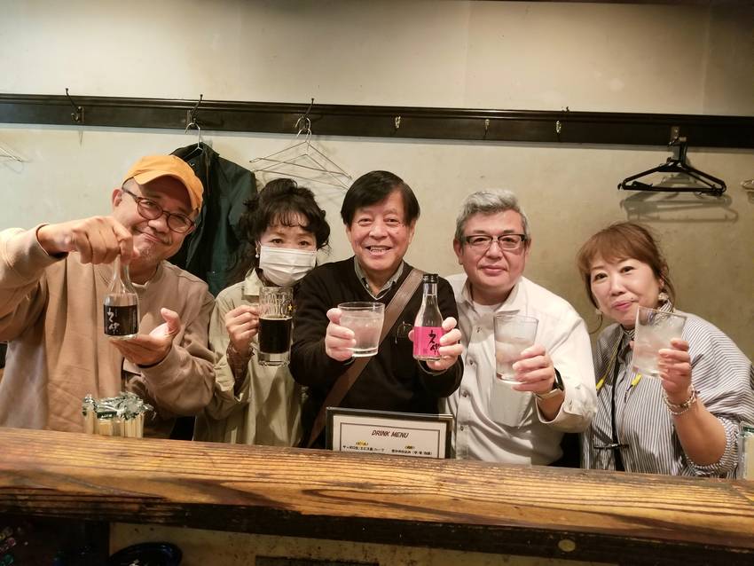 久保酒蔵の久保社長ご夫妻と‼️