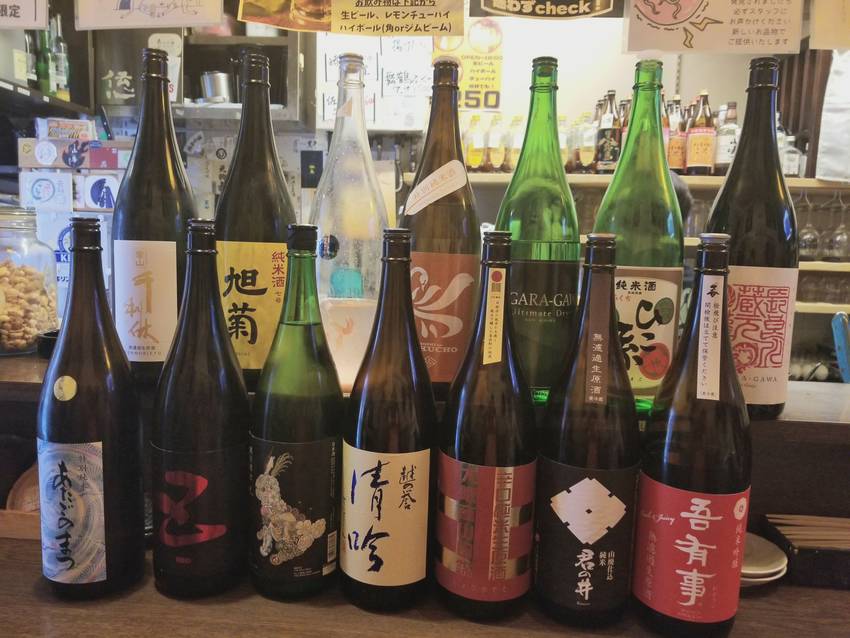 日本酒のラインナップ‼️