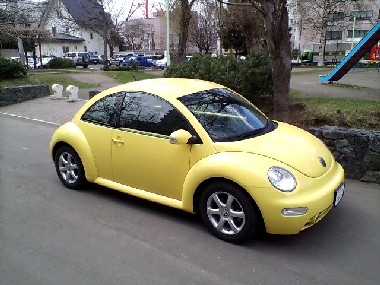 黄色いBEETLE
