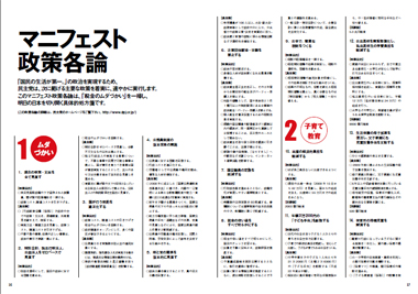 マニフェストの読み方