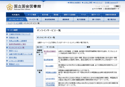 国会図書館に侵入