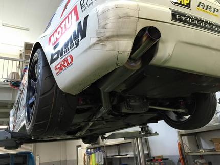 スーパー耐久のマフラーにサイレ...