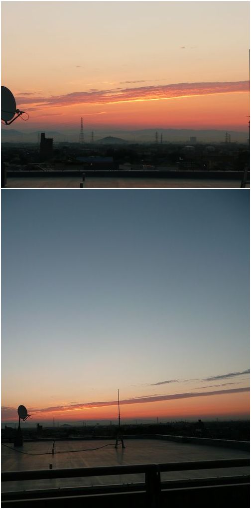 秋の朝