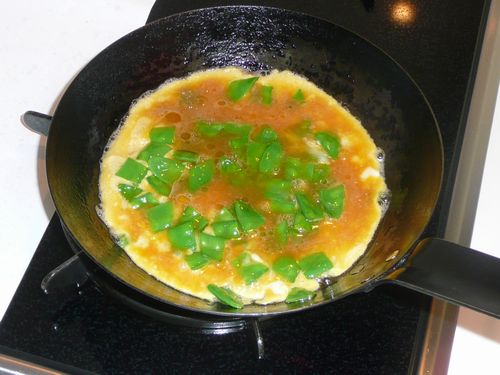 えんどうの卵とじ