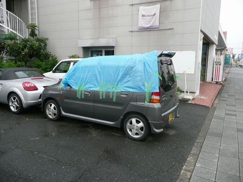 突然の大雨