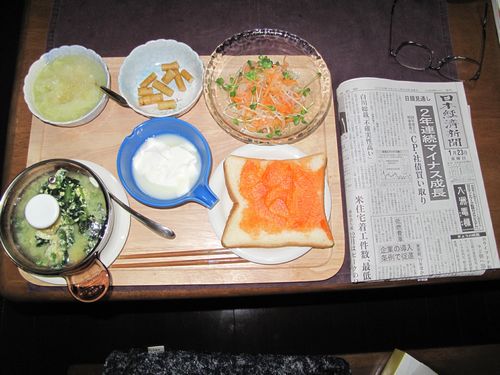 今朝の食事（1月23日）