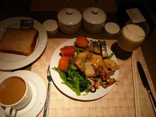 今朝の食事（2月11日：台北）