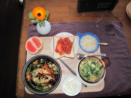 今朝の食事（4月13日）