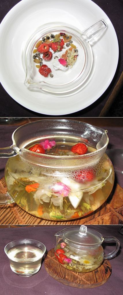 中国茶（八寶茶）を試飲