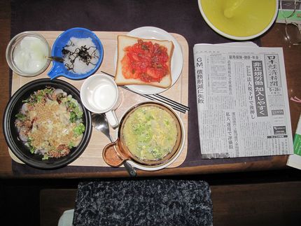 今朝の食事（5月28日）