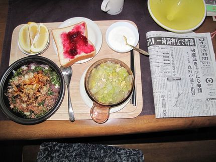 今朝の食事（6月1日）
