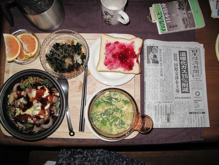 今朝の食事（6月11日）