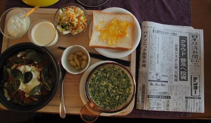 今朝の食事（8月4日）