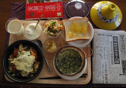 今朝の食事（8月5日）