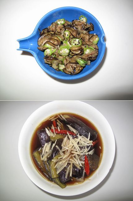 簡単茄子のお惣菜二題