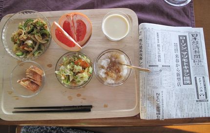 今朝のKUMAの食事（8月24...