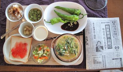 今朝のKUMAの食事（9月１日...