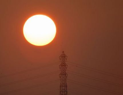 今朝の太陽