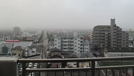 今朝は朝もや、晴天期待！