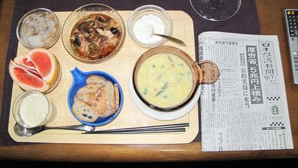 今朝のKUMAの食事（10月7...