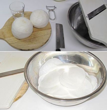 白蕪の千枚漬け