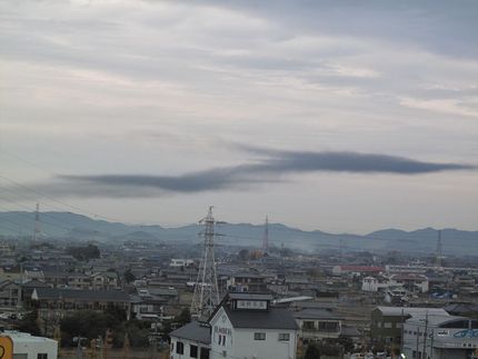 怪しげな黒雲