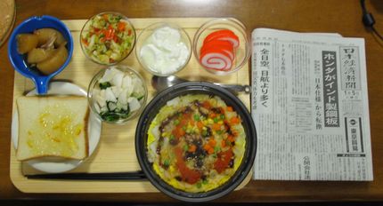 今朝のKUMAの食事（2010...