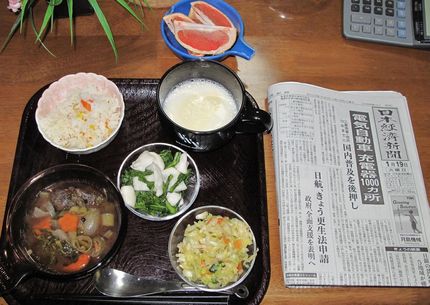 今朝のKUMAの食事（2010...