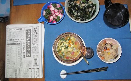 今朝のKUMAの食事（2010...