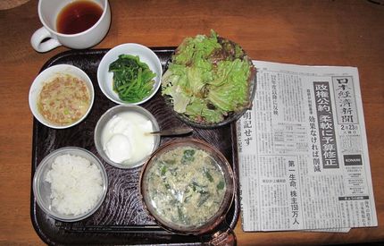 今朝のKUMAの食事（2010...