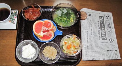 今朝のKUMAの食事（2010...