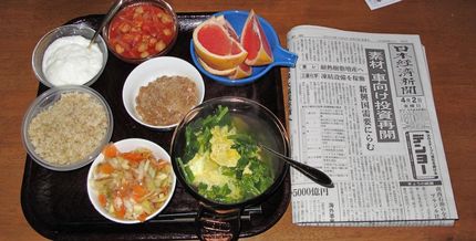 今朝のKUMAの食事（2010...