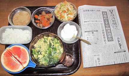 今朝のKUMAの食事（2010...
