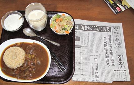 今朝のKUMAの食事（2010...