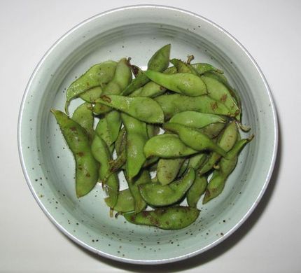 イノシシ君と枝豆